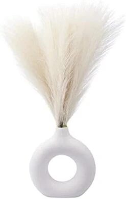 6 PCS Faux Pampas Grass 17"/44cm Artificial Fluffy Pompas Grass Fake Pampas Grass 7 Branches For Wedding Party Bedroom Boho Home Decor (034 Light Pink) -Organic Plant Shop 21mI6EVQY6L. AC