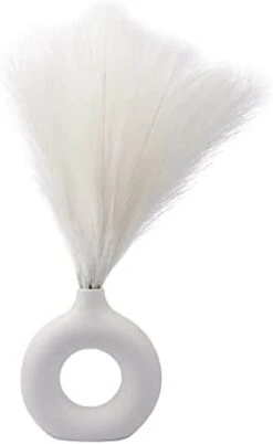 6 PCS Faux Pampas Grass 17"/44cm Artificial Fluffy Pompas Grass Fake Pampas Grass 7 Branches For Wedding Party Bedroom Boho Home Decor (034 Light Pink) -Organic Plant Shop 21q46k7w0L. AC