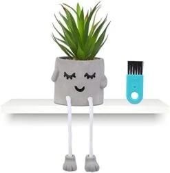 Iuuidu Artificial Potted Plant, Faux Succulent In Pot Emotional Cement Potted Plant Animated Artificial Succulents Decor For Home Living Room Bedroom And Office(Shy) 26 Iuuidu Artificial Potted Plant, Faux Succulent In Pot Emotional Cement Potted Plant Animated Artificial Succulents Decor For Home Living Room Bedroom And Office(Shy) -Organic Plant Shop 31IdRCDDhnL. AC