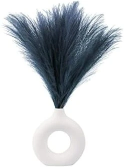 6 PCS Faux Pampas Grass 17"/44cm Artificial Fluffy Pompas Grass Fake Pampas Grass 7 Branches For Wedding Party Bedroom Boho Home Decor (034 Light Pink) -Organic Plant Shop 31c0zh8mWgL. AC