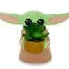 Silver Buffalo Star Wars: The Mandalorian Baby Yoda The Child Grogu 4-Inch Ceramic Mini Planter With Artificial Succulent