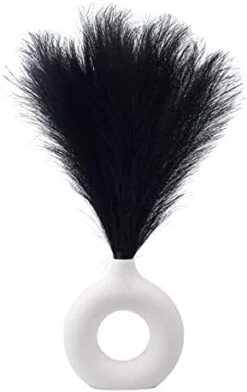 6 PCS Faux Pampas Grass 17"/44cm Artificial Fluffy Pompas Grass Fake Pampas Grass 7 Branches For Wedding Party Bedroom Boho Home Decor (034 Light Pink) -Organic Plant Shop 31lcqrTZOfL. AC