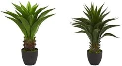 Nearly Natural 30” Agave Artificial Plant, Green -Organic Plant Shop 31mv0Q2hOHL. AC