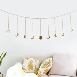 Heemlaxie Macrame Boho Wall Hanging Decor Woven Tapestry Wedding Christmas Backdrop Decoration For Home Apartment Nursery Bedroom Dorm Room (white) -Organic Plant Shop 417JHTvCWFL. AC