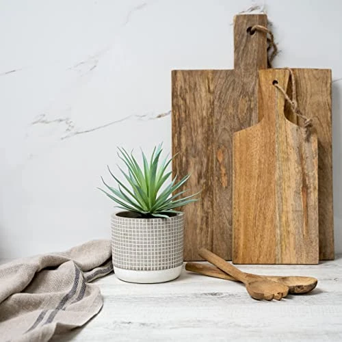 Kurrajong Farmhouse Faux Plant In Pot - 8" X 4.5" | Beautiful Faux Succulent Plant Decor | Artificial Succulent Plants | Faux Plants Indoors 3 Kurrajong Farmhouse Faux Plant In Pot - 8" X 4.5" | Beautiful Faux Succulent Plant Decor | Artificial Succulent Plants | Faux Plants Indoors - Image 3