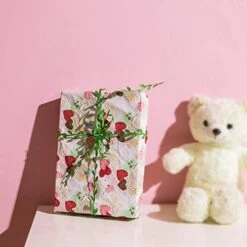 Naidiler 265 Ft Leaf Ribbon, Artificial Vines Leaves String Trim Ribbon Wild Jungle Botanical Greenery For Baby Shower Party Wedding Home Wreaths & DIY Craft -Organic Plant Shop 41DxCRhnLJL