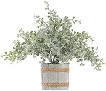 Ifreeside Small Potted Artificial Plants Plastic Fake Greenery Topiary Shrubs For Home Office Farmhouse Bathroom Tabletop Indoor Decor Green Rosemary 8 Ifreeside Small Potted Artificial Plants Plastic Fake Greenery Topiary Shrubs For Home Office Farmhouse Bathroom Tabletop Indoor Decor Green Rosemary - Image 8