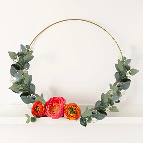 DEEMEI 22pcs Artificial Eucalyptus Stems Bulk Silver Dollar Leaves Eucalyptus Branches Greenery Decor(11.4" Tall) 6 DEEMEI 22pcs Artificial Eucalyptus Stems Bulk Silver Dollar Leaves Eucalyptus Branches Greenery Decor(11.4" Tall) - Image 6