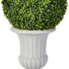Nearly Natural 5965 2.5â€™ Boxwood Topiary With Urn (Indoor/Outdoor),Green