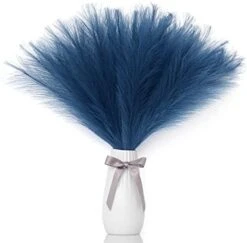 Eyamumo 7 Stems Faux Pampas Grass 17.7''/45cm Tall, Small Fluffy Pompas Decor, Fake Artificial Pampas Grass For Floor Vase Home Office Boho Decor, MalachiteGreen Faux Pompas Grass -Organic Plant Shop 41KC3bU5qSL. AC