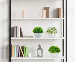 ELYSIANZE Mini Artificial Plants | Modern Farmhouse Plants Home Decor | Small Fake Plants | Office/Kitchen/Bathroom/Bedroom/Mantle/Shelf/Living Room/Table Decoration Faux Plant Set -Organic Plant Shop 41MDxj6wowL