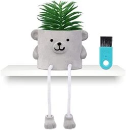 Iuuidu Artificial Potted Plant, Faux Succulent In Pot Emotional Cement Potted Plant Animated Artificial Succulents Decor For Home Living Room Bedroom And Office(Shy) 21 Iuuidu Artificial Potted Plant, Faux Succulent In Pot Emotional Cement Potted Plant Animated Artificial Succulents Decor For Home Living Room Bedroom And Office(Shy) -Organic Plant Shop 41PE7O26jXL. AC