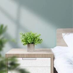 Memeaty Set Of 5 Small Fake Plants Artificial Rosemary Peppermint Plants Fake Succulents Plants In Pot For Home Office Decoration,Artficial Greenery Faux Plants Indoor For Table Shelf Decor -Organic Plant Shop 41cOrauV5kL