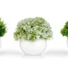 ELYSIANZE Mini Artificial Plants | Modern Farmhouse Plants Home Decor | Small Fake Plants | Office/Kitchen/Bathroom/Bedroom/Mantle/Shelf/Living Room/Table Decoration Faux Plant Set