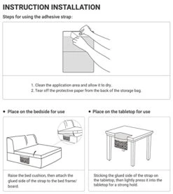 Mkono Macrame Bedside Caddy Storage Organizer Boho Remote Control Tablet Magazine Holder With 4 Pockets Non-slip Countertop Bedside Caddy For Home Bedroom Living Room College Dorm Bed, Ivory -Organic Plant Shop 41kPacUmHiL