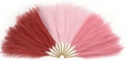 Serwalin Pampas Grass Pink 17.7 Inch 6pcs, Artificial Pampas Grass Faux Pink Pompas Grass Decor, Short Pompous Grass Blush Room Decoration, Wedding Centerpieces Mothers Day Pink Home Decor -Organic Plant Shop 41m3CwMcdwL. AC