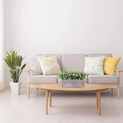 Faux Eucalyptus Plants In Rustic Rectangular Wood Planter Box Artificial Eucalyptus Greenery Arrangement Potted Plant In Dusty Green For Wedding Centerpiece Office Room Table Windowsill Décor 6 Faux Eucalyptus Plants In Rustic Rectangular Wood Planter Box Artificial Eucalyptus Greenery Arrangement Potted Plant In Dusty Green For Wedding Centerpiece Office Room Table Windowsill Décor -Organic Plant Shop 41z7snt2SaL