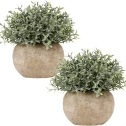 Briful Small Fake Plants Faux Potted Plant Mini Artificial Plants For For Home Table Office Room Desk Bathroom Shelf Kitchen Farmhouse Mantel Decoration -Organic Plant Shop 513FuNKZOcL. AC