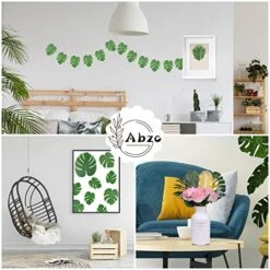 77 Pieces 9 Kinds Artificial Palm Leaves For Tropical Party Decorations Golden Tropical Leaves With Stems Jungle Leaves Decoration Hawaiian Party Beach Baby Shower Wedding Birthday Decorations 8 77 Pieces 9 Kinds Artificial Palm Leaves For Tropical Party Decorations Golden Tropical Leaves With Stems Jungle Leaves Decoration Hawaiian Party Beach Baby Shower Wedding Birthday Decorations -Organic Plant Shop 517wX5WO2PL