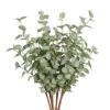 VGIA 6 Pcs Artificial Plants Eucalyptus Stems Eucalyptus Leaf Spray In Green Greenery Stems Silk Plastic Plants Floral For Home Party Wedding Decoration