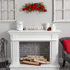 Nearly Natural 4574 32â€ Geranium And Berry Swag,Red -Organic Plant Shop 51ECQiYDQPL