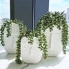 Supla 4 Pcs Artificial Hanging Succulents Faux Burro's Tail Picks Trailing String Of Pearls Succulent Greenery Sprays 13.4" L For Basket Planter Centerpiece Floral Arrangement Indoor Outdoor Decor