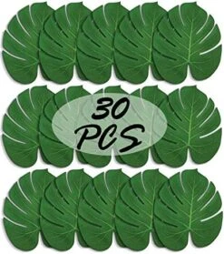 St !GIANTMAN 30 Artificial Palm Leaves For Party Table Decoration, Imitation Tropical Leaf Table Runners Or Greenery Décor For Events, Beach Theme Or Jungle Party Supply (Large, 13.8 X 11.4 Inch) 14 St !GIANTMAN 30 Artificial Palm Leaves For Party Table Decoration, Imitation Tropical Leaf Table Runners Or Greenery Décor For Events, Beach Theme Or Jungle Party Supply (Large, 13.8 X 11.4 Inch) -Organic Plant Shop 51MKExRzTRL. AC 1