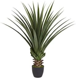 Nearly Natural 4' Spiked Agave Plant, Green & 5357 4ft. Golden Cane Palm Tree,Green 14 Nearly Natural 4' Spiked Agave Plant, Green & 5357 4ft. Golden Cane Palm Tree,Green -Organic Plant Shop 51MKVfCYtZL. AC 1
