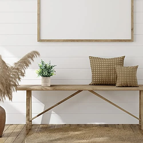 Coferset 2 Pack Small Fake Plants Eucalyptus Potted Artificial Plants For Shelf Desk Home Bathroom Farmhouse Room Decor (Eucalyptus, 2) 5 Coferset 2 Pack Small Fake Plants Eucalyptus Potted Artificial Plants For Shelf Desk Home Bathroom Farmhouse Room Decor (Eucalyptus, 2) - Image 5