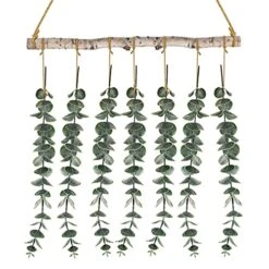 24pcs Eucalyptus Stems Decor, Real Touch Fake Eucalyptus For Flower Arrangements, Artificial Eucalyptus Leaves Faux Greenery Branches Bulk For Home Office Centerpiece Wedding Bouquet Decoration -Organic Plant Shop 51Vrv9Hd6TL