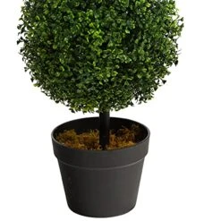 3ft. Boxwood Triple Ball Topiary Artificial Tree (Indoor/Outdoor) -Organic Plant Shop 51VtG1fEY4L