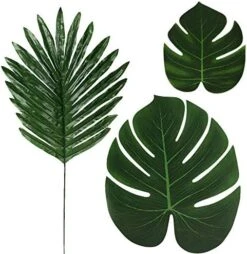 86Pcs 8Kinds Artificial Tropical Palm Leaves Jungle Safari Leaves Faux Plant Golden Leaves Decorations For Hawaiian Beach Birthday Luau Party Table Decorations 17 86Pcs 8Kinds Artificial Tropical Palm Leaves Jungle Safari Leaves Faux Plant Golden Leaves Decorations For Hawaiian Beach Birthday Luau Party Table Decorations -Organic Plant Shop 51YDdi91IRL. AC