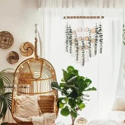 Cyitimo Bathroom Decor Artificial Eucalyptus Greenery Hanging Wall Decor Faux Eucalyptus Leaves Hanging Plant With Wooden Stick With Rustic Farmhouse For Bedroom Nursery Boho Home Decorations -Organic Plant Shop 51ZVdUvPJRL