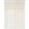 Mkono Macrame Curtain Large Boho Woven Wall Hanging Window Curtains Handmade Bohemian Decor For Window Doorway Closet Wedding Backdrop Arch Bedroom Living Room Apartment, 51''W X 70''L
