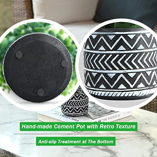 Kazeila 3 Pack Artificial Potted Plants,Fake Snake Plant,Greenery Eucalyptus Leaves And Flocked Sage Plant,Faux Desk Plants For Indoor Home Office Farmhouse Kitchen Bathroom Table Decor 4 Kazeila 3 Pack Artificial Potted Plants,Fake Snake Plant,Greenery Eucalyptus Leaves And Flocked Sage Plant,Faux Desk Plants For Indoor Home Office Farmhouse Kitchen Bathroom Table Decor - Image 4