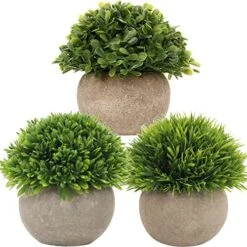 Briful Small Fake Plants Faux Potted Plant Mini Artificial Plants For For Home Table Office Room Desk Bathroom Shelf Kitchen Farmhouse Mantel Decoration -Organic Plant Shop 51meO7bX9wL. AC