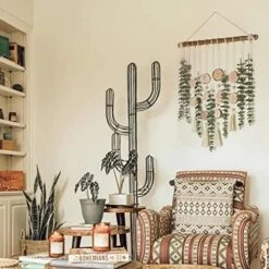 Bathroom Decor Artificial Eucalyptus Hanging Wall Decor Fake Eucalyptus Greenery Leaves Stems Wall Hanging Plants On 16.5 Inch Wooden Stick Boho Rustic Farmhouse Decor For Bedroom Kitchen Dining Room -Organic Plant Shop 51syMHaiKcL