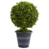 Nearly Natural 4560 23" Boxwood Ball Topiary