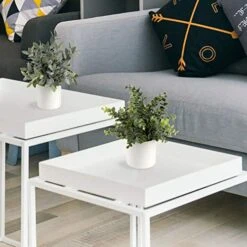 Briful Mini Fake Plants Set Of 2 Small Faux Plant Eucalyptus Rosemary Greenery Potted Plants Artificial Decor For Home Table Office Room Desk Bathroom Shelf Kitchen Farmhouse Mantel Decoration -Organic Plant Shop 51vk1ZjzeEL