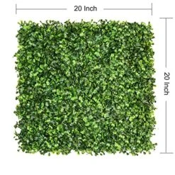 DearHouse 8 Pieces 20"x 20" Artificial Boxwood Panels Topiary Hedge Plant, Privacy Hedge Screen UV Protected Suitable For Outdoor, Indoor, Garden, Fence, Backyard And Decor 7 DearHouse 8 Pieces 20"x 20" Artificial Boxwood Panels Topiary Hedge Plant, Privacy Hedge Screen UV Protected Suitable For Outdoor, Indoor, Garden, Fence, Backyard And Decor -Organic Plant Shop 619d991ElPL
