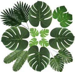 86Pcs 8Kinds Artificial Tropical Palm Leaves Jungle Safari Leaves Faux Plant Golden Leaves Decorations For Hawaiian Beach Birthday Luau Party Table Decorations 18 86Pcs 8Kinds Artificial Tropical Palm Leaves Jungle Safari Leaves Faux Plant Golden Leaves Decorations For Hawaiian Beach Birthday Luau Party Table Decorations -Organic Plant Shop 61fGJm8EjBL. AC