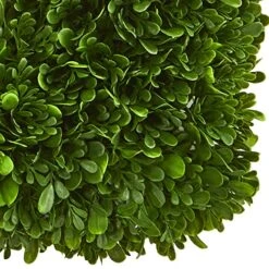 Nearly Natural 17" Tea Leaf Square Wreath UV Resistant Artificial Plant, Green 7 Nearly Natural 17" Tea Leaf Square Wreath UV Resistant Artificial Plant, Green -Organic Plant Shop 61iBo3DVIVL