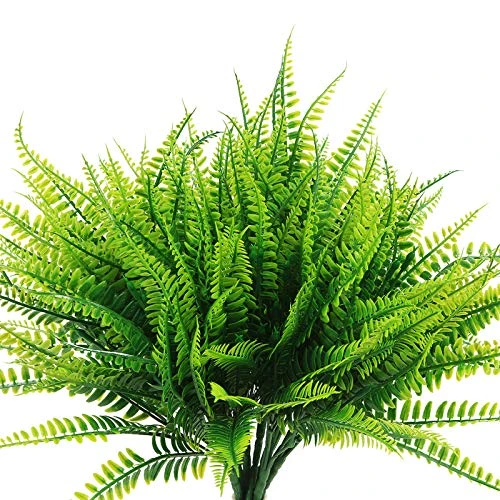 8 Pcs Artificial Boston Fern Plants Bushes Faux Plants Shrubs Greenery UV Resistant For House Office Garden Indoor Outdoor Décor 1 8 Pcs Artificial Boston Fern Plants Bushes Faux Plants Shrubs Greenery UV Resistant For House Office Garden Indoor Outdoor Décor