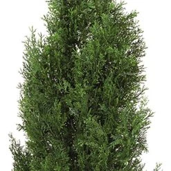 Nearly Natural 5172 4ft. Cedar Tree Silk Tree (Indoor/Outdoor),Green,49.5" X 9" X 9" -Organic Plant Shop 61r4Oyvi0CL