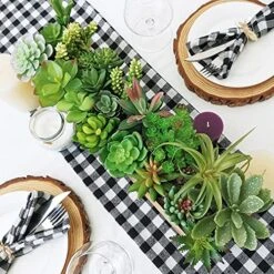 Winlyn 20 Pcs Assorted Artificial Succulents Plants Unpotted Small Green Cactus Echeveria Air Plant Picks Fake Succulents Bulk For Succulent Garden Wreath Floral Arrangement Indoor Outdoor Home Decor -Organic Plant Shop 61yM3JAhl4L